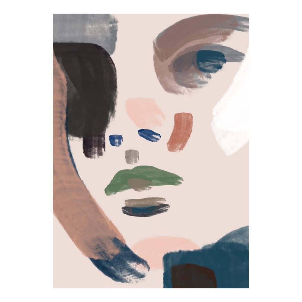 Her poster, 50x70 cm