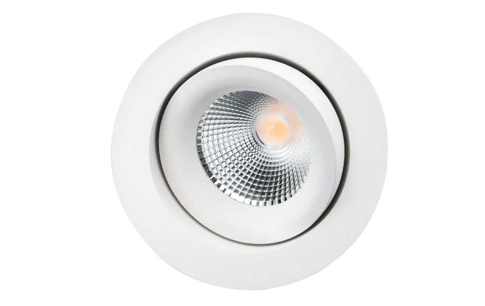 SG Armaturen Junistar Lux Isosafe Downlight 7 W, vit 560 lm