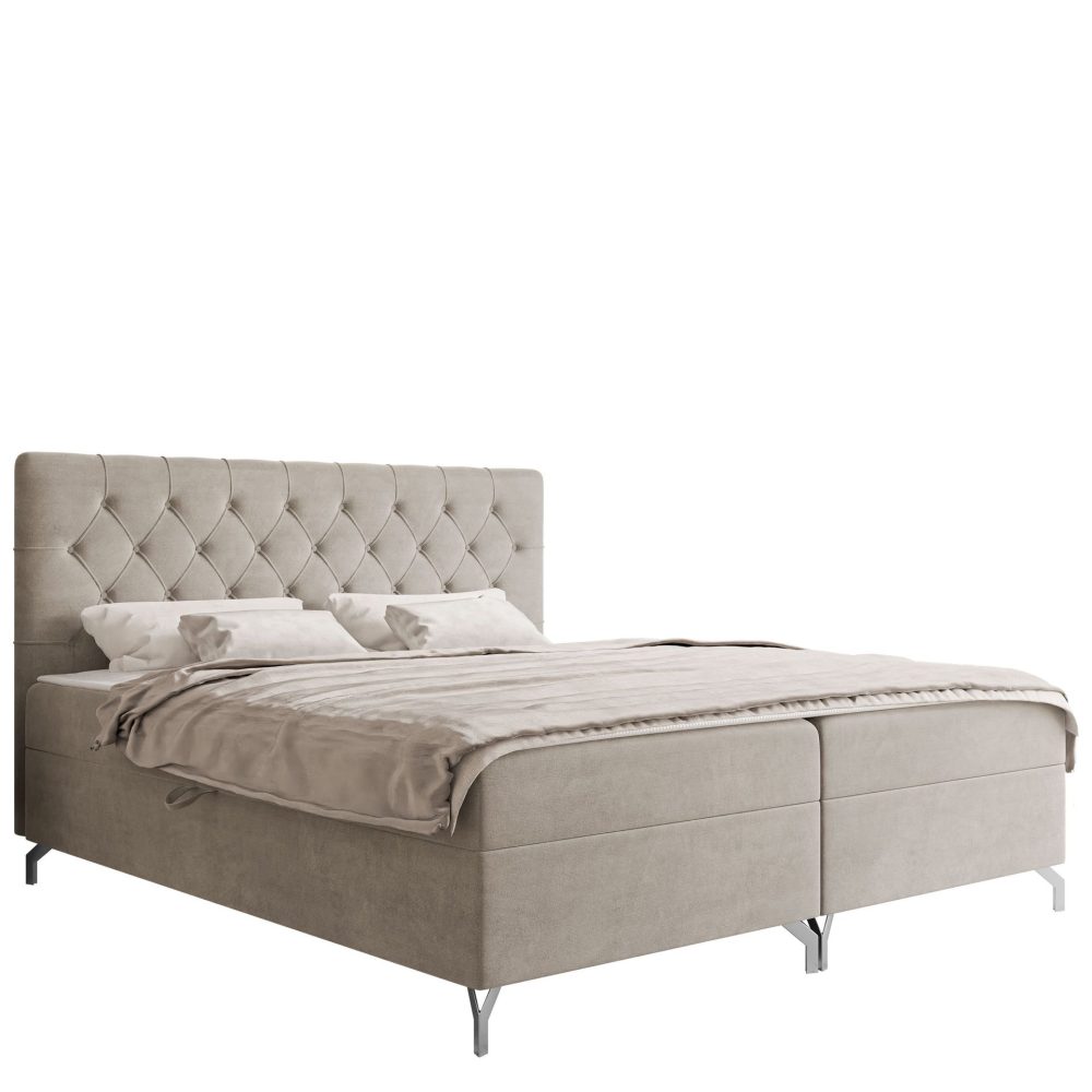 Mavik Sängpaket Kontinentalsäng med förvaring 200x200 cm