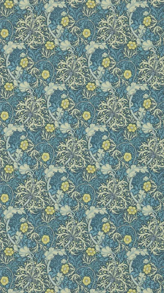 Morris & Co - Morris Seaweed Ink/Woad The Craftsman Wallpapers