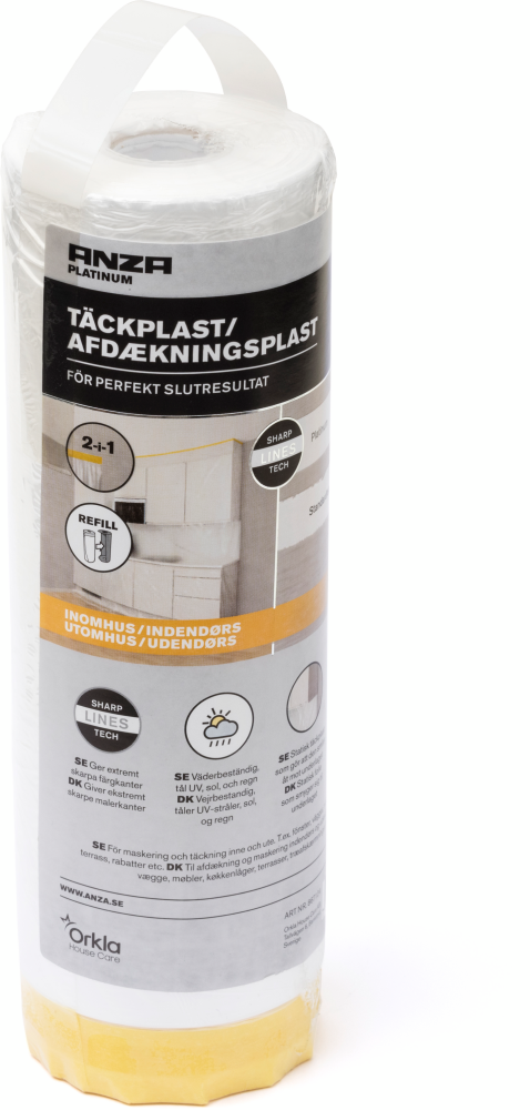 TÄCKPLAST ANZA REFILL 17MX2,6M PLATINUM INNE&UTE