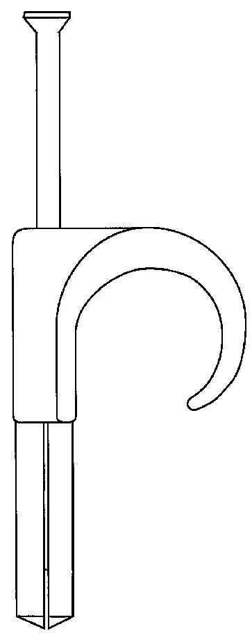 Mepac 1500866 Pluggklammer för rund kabel, 100-pack 8-11 mm