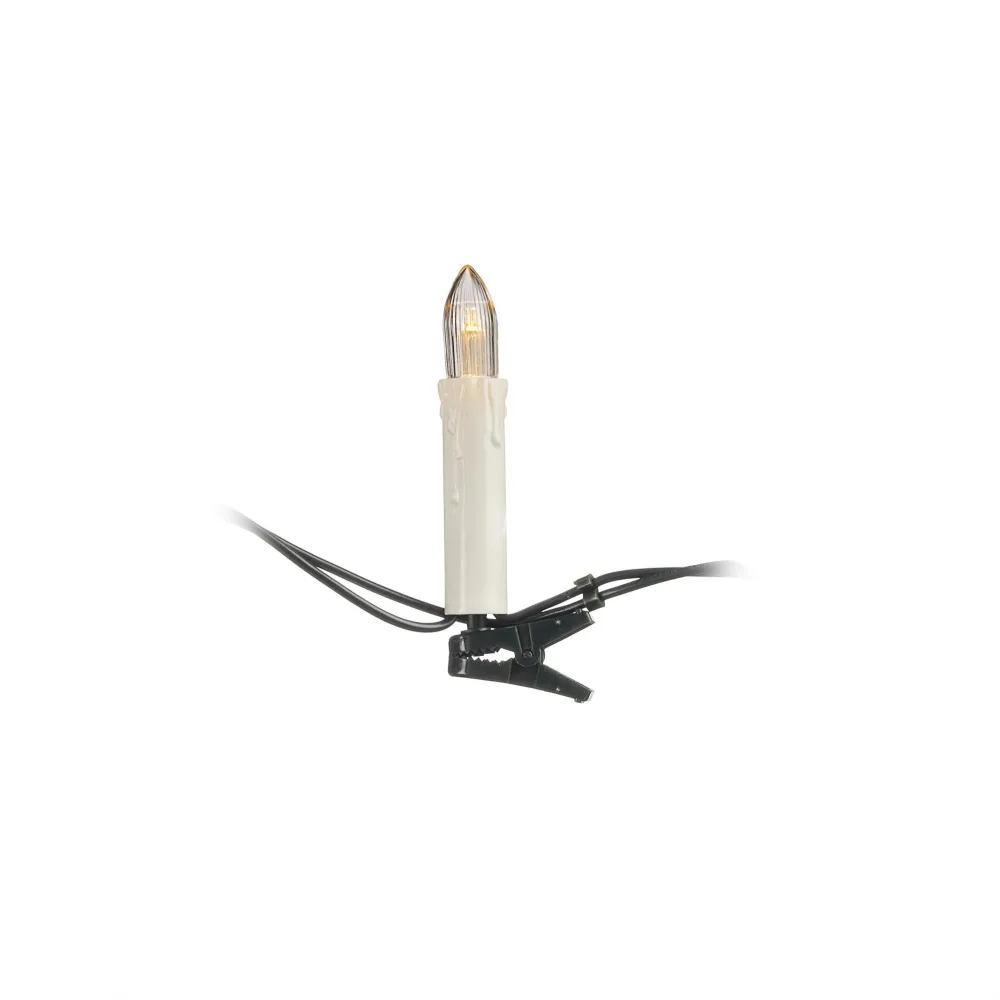 Konstsmide 2037-010 Julgransbelysning vit, grön kabel 20 LED