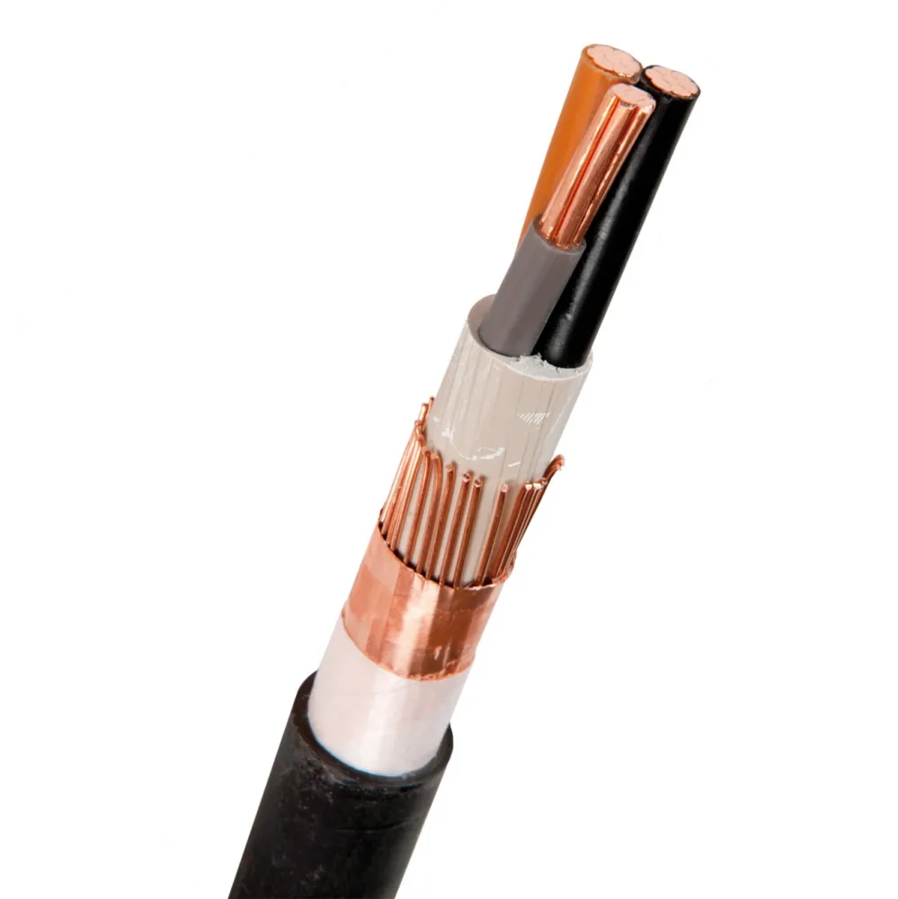 Nexans 15143798-201-00 Jordkabel FXQJ EMC, 1kV, svart, 1 m 4x35/16 mm²