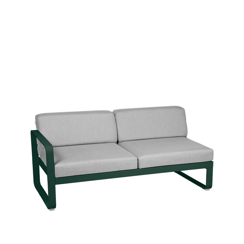 Bellevie Left modulsoffa, 2-sits Cedar green (grön), flannel grey dyna