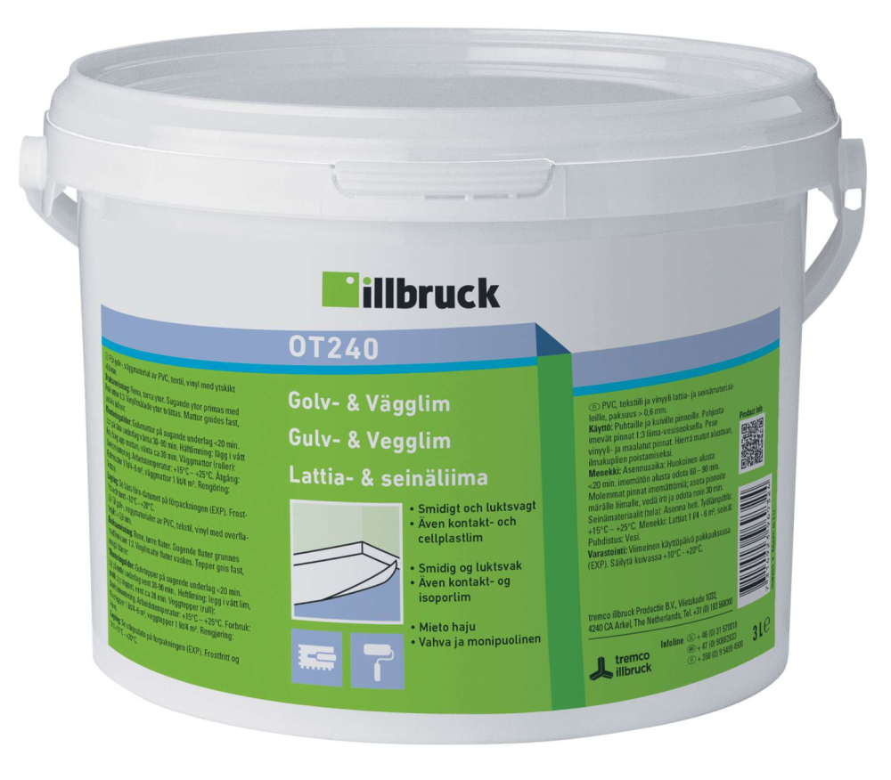GOLV&VÄGGLIM OT240 3L ILLBRUCK
