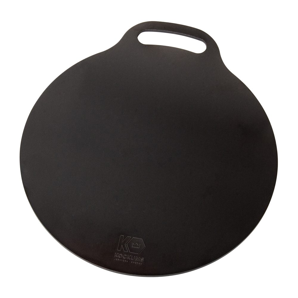Kockums bak-pizzastål Ø35 cm, Kolstål