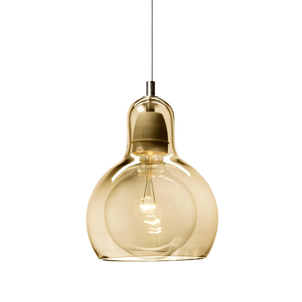 Mega Bulb Guld lampa, guld-glas