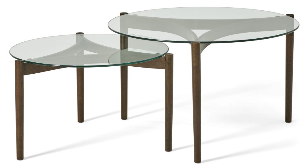 Tria Satsbord 2 delar, H 40 Ø 65/H 48 Ø 80 cm