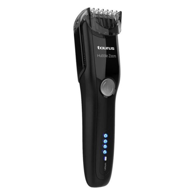 Skäggtrimmer Taurus Hubble Zoom Svart