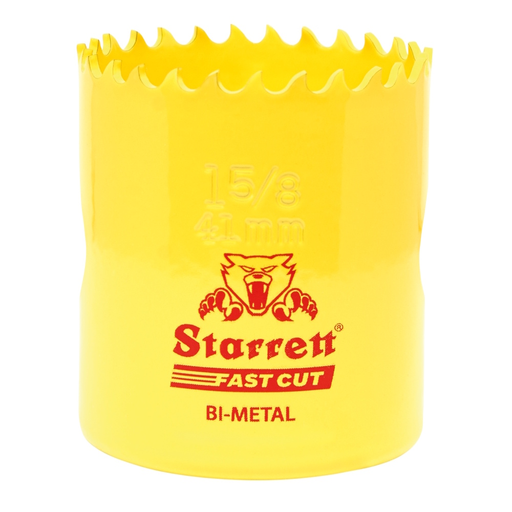 Hålsåg Bimetall Fastcut 41mm Gul Starrett