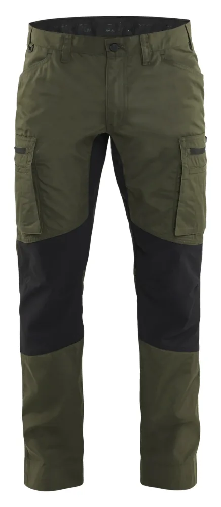 Blåkläder 145918454298D92 Arbetsbyxa grön/svart Grön/svart - Bild 2