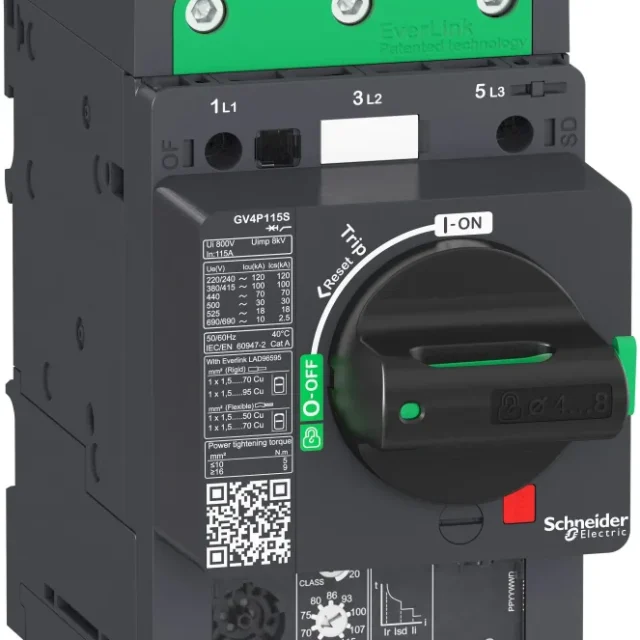 Schneider Electric GV4P80N Motorskyddsbrytare 50 kA, 40-80A