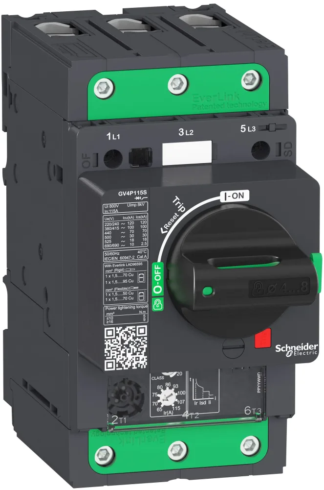 Schneider Electric GV4P80N Motorskyddsbrytare 50 kA, 40-80A