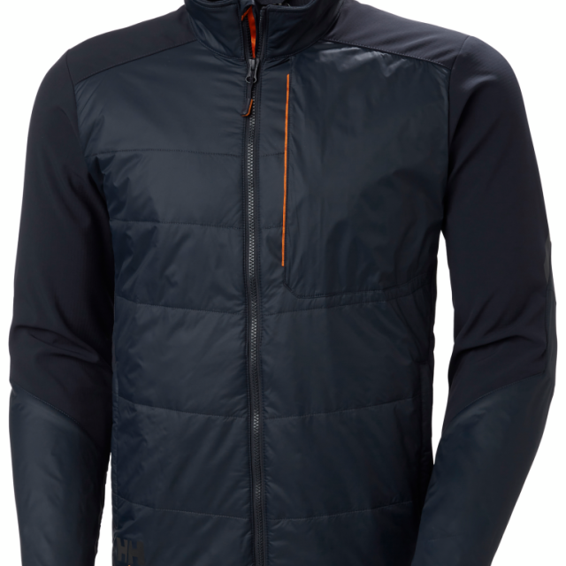 JACKA HELLY HANSEN 73233 KENSINGTON BLÅ M, HYBRID MARINBLÅ
