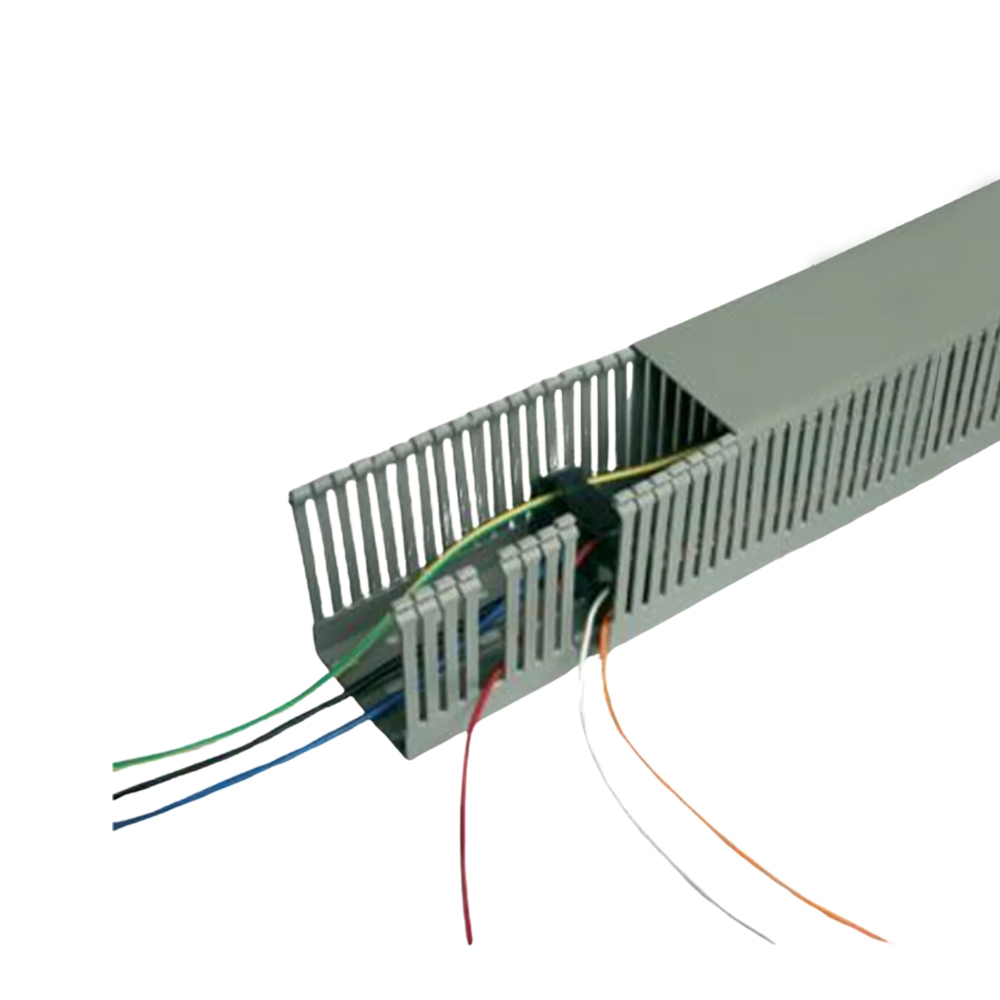 Canalplast Kabelkanal 25x40mm 2m Slitsad Grå 5st