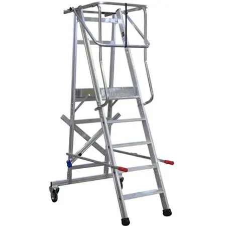 Laggo 7300 Arbetsplattform med skyddsräcke och hjul 300 cm - Bild 2