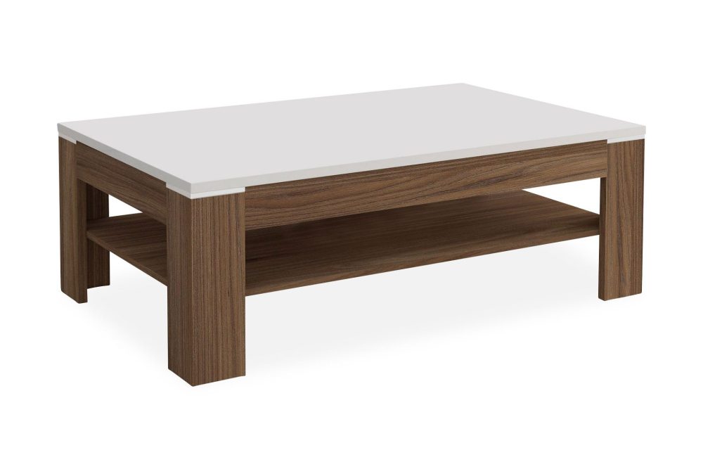 Keoisha Soffbord 120 cm med Förvaring Hylla