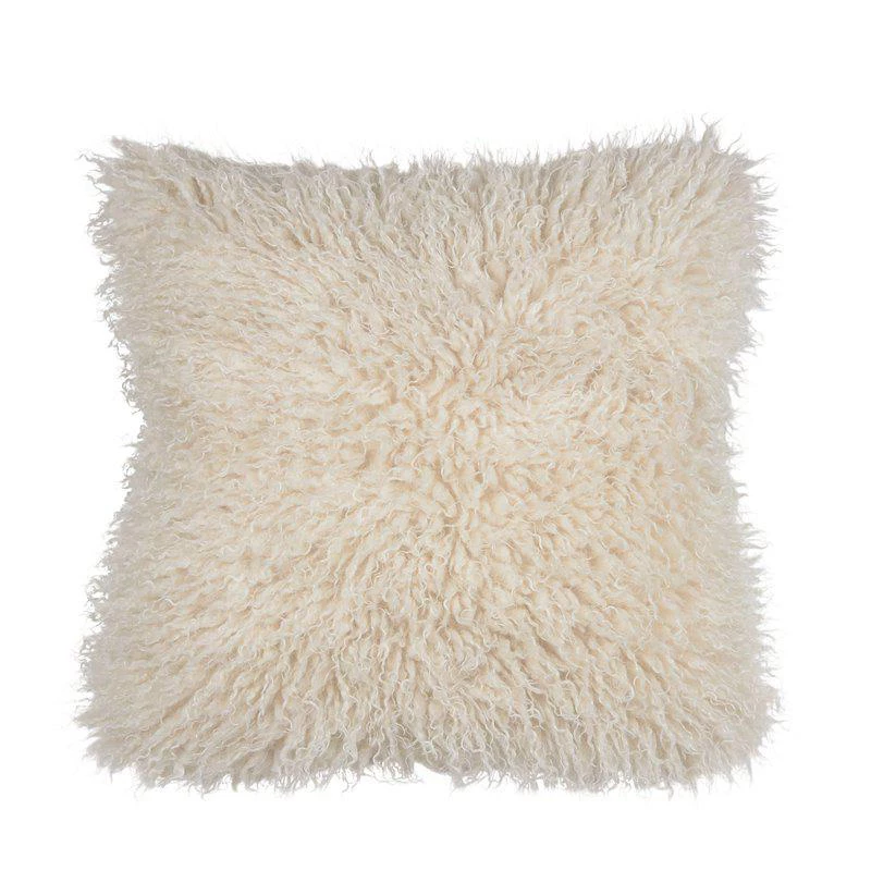 Kuddfodral Curly Off White, 48x48cm