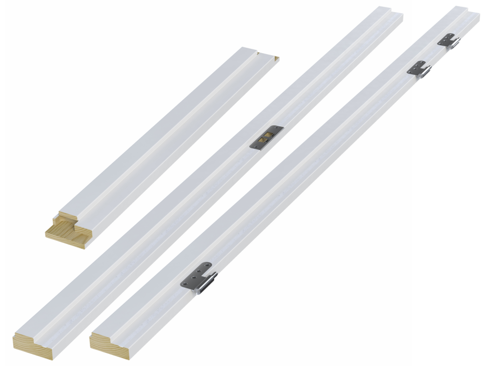 KARM SWEDOOR MAS VIT 8X21V EI30 93MM, OSPIKAD HÅRDTRÄTRÖSKEL