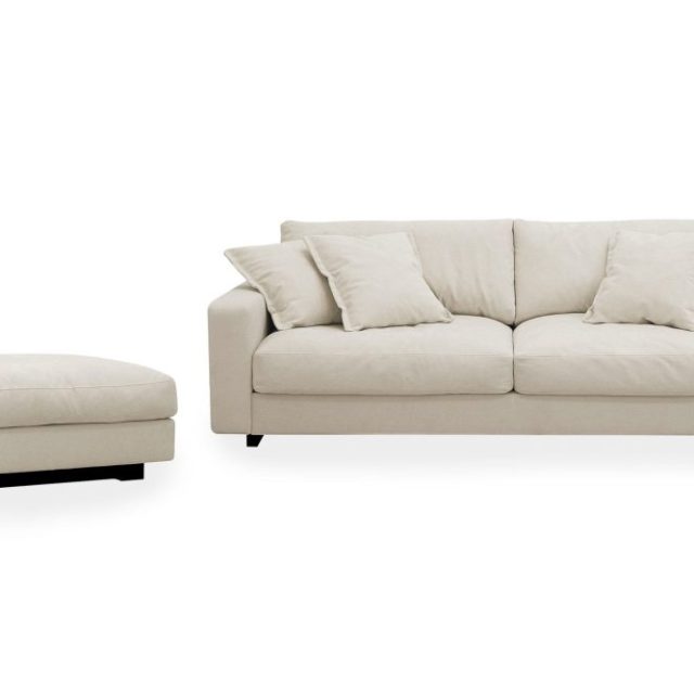 Valencia Soffgrupp Extra Djup 3-sits Soffa + Fotpall i Chenille