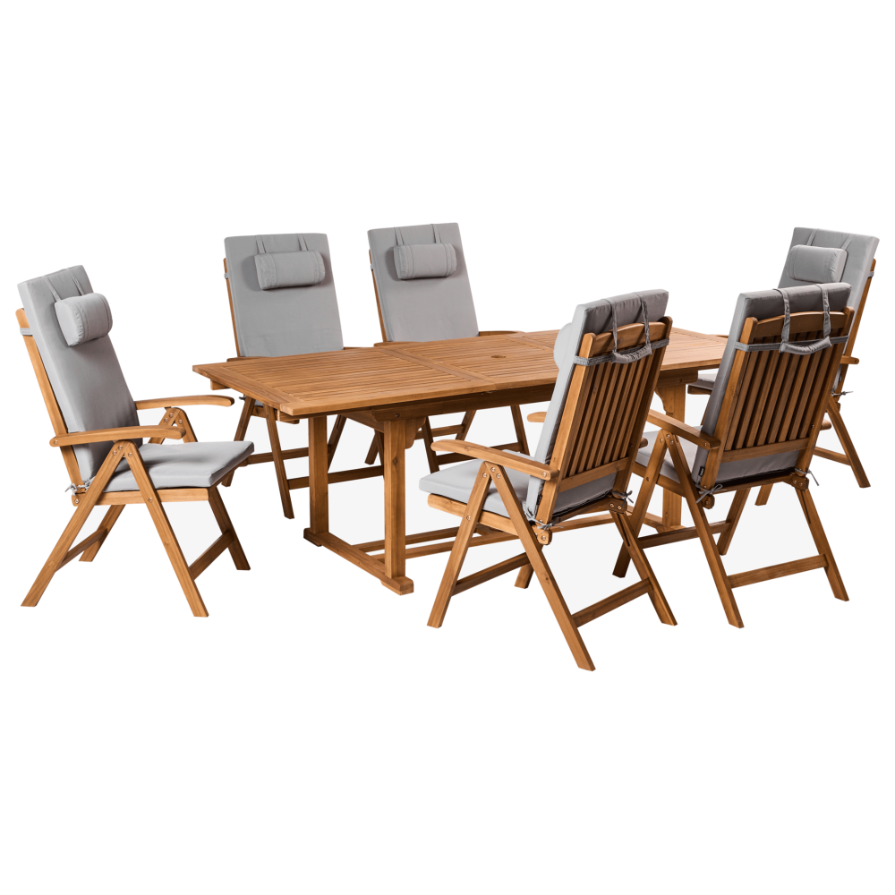 Matgrupp utomhus 6-Sits Java Premium Akaciaträ