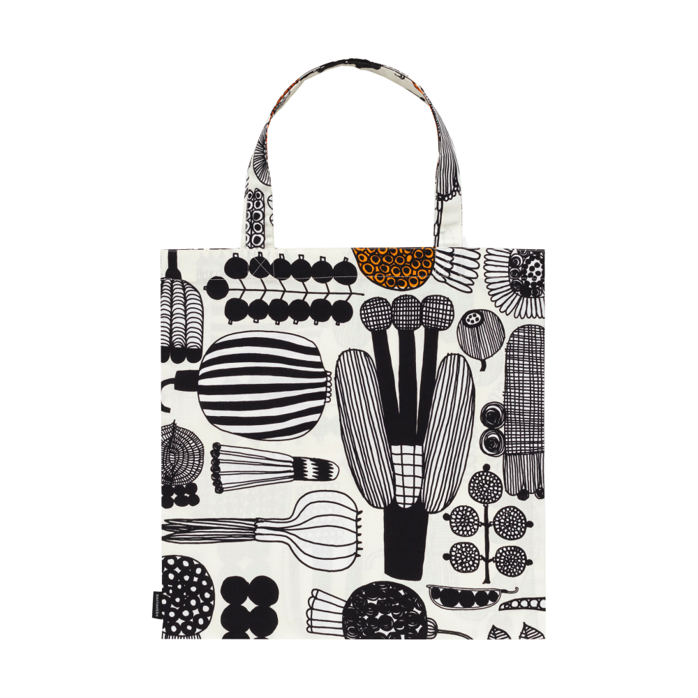 Puutarhurin parhaat väska 44x43 cm, White-black-orange