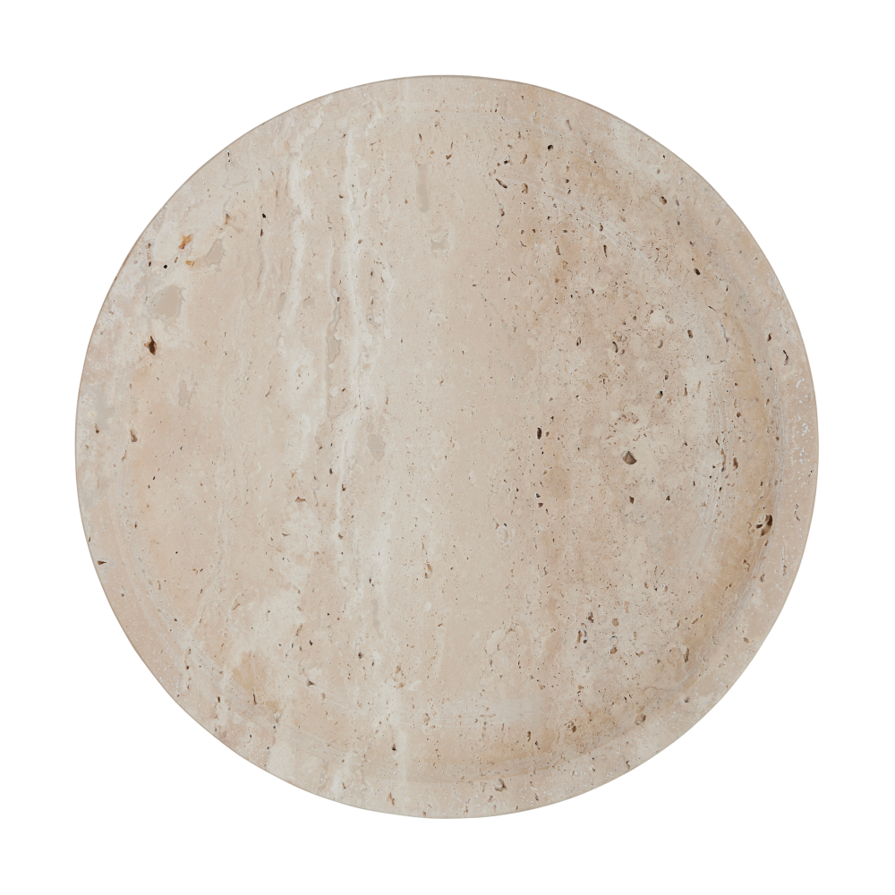 Travina dekorationsbricka Ø19,5 cm, Linen