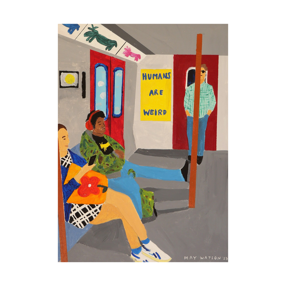 Humans Are Weird poster, 30x40 cm