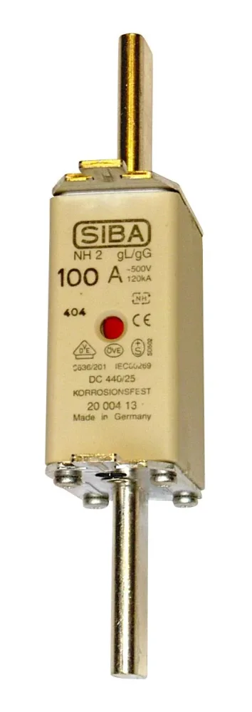SIBA 2000413.160 Knivsäkring NH2, gL/gG 160 A, 3-pack