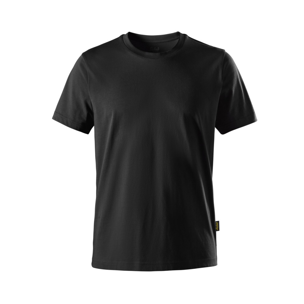 T-SHIRT KLASSISK BOMULL SVART STL XXL