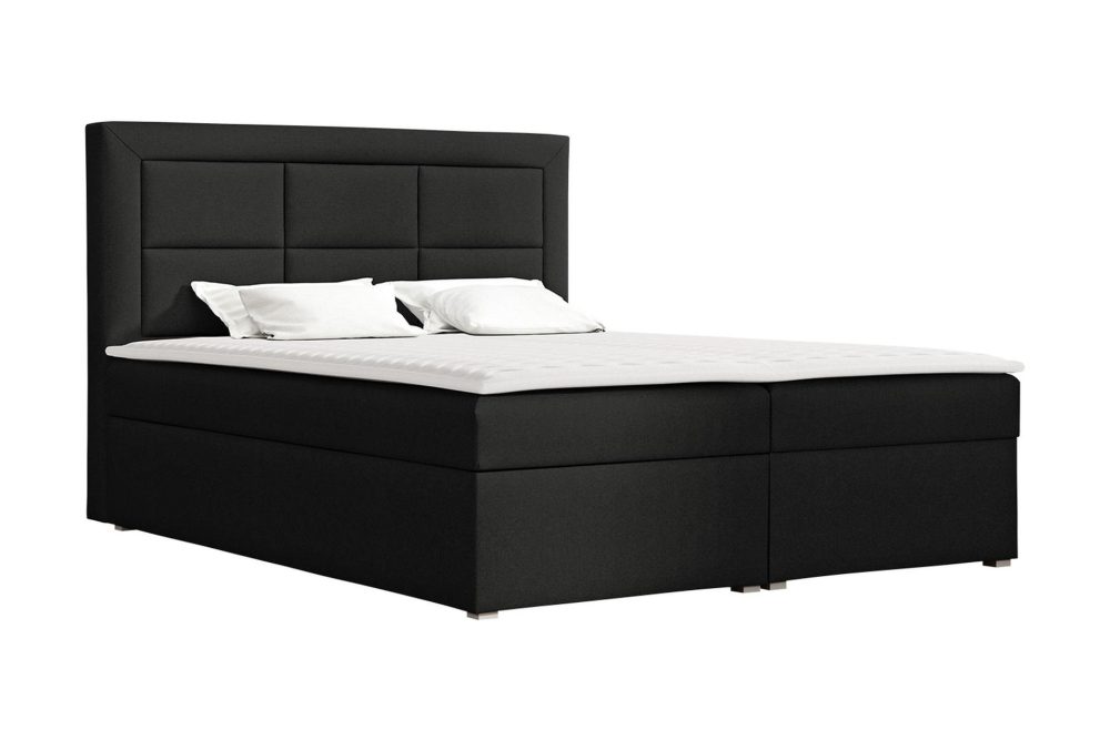 Axlunda Box Kontinentalsäng 160x215 cm LED-belysning