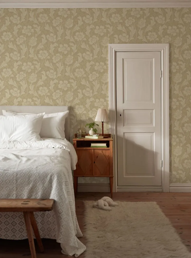 Duro Villastaden 100-03 Tapet Gammalsvenska Papper Beige