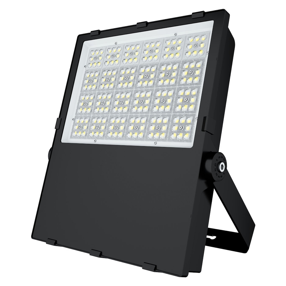 Strålkastare Areal 400W 220-240V 4000K 68000lm IP66 Svart Malmbergs 9977409