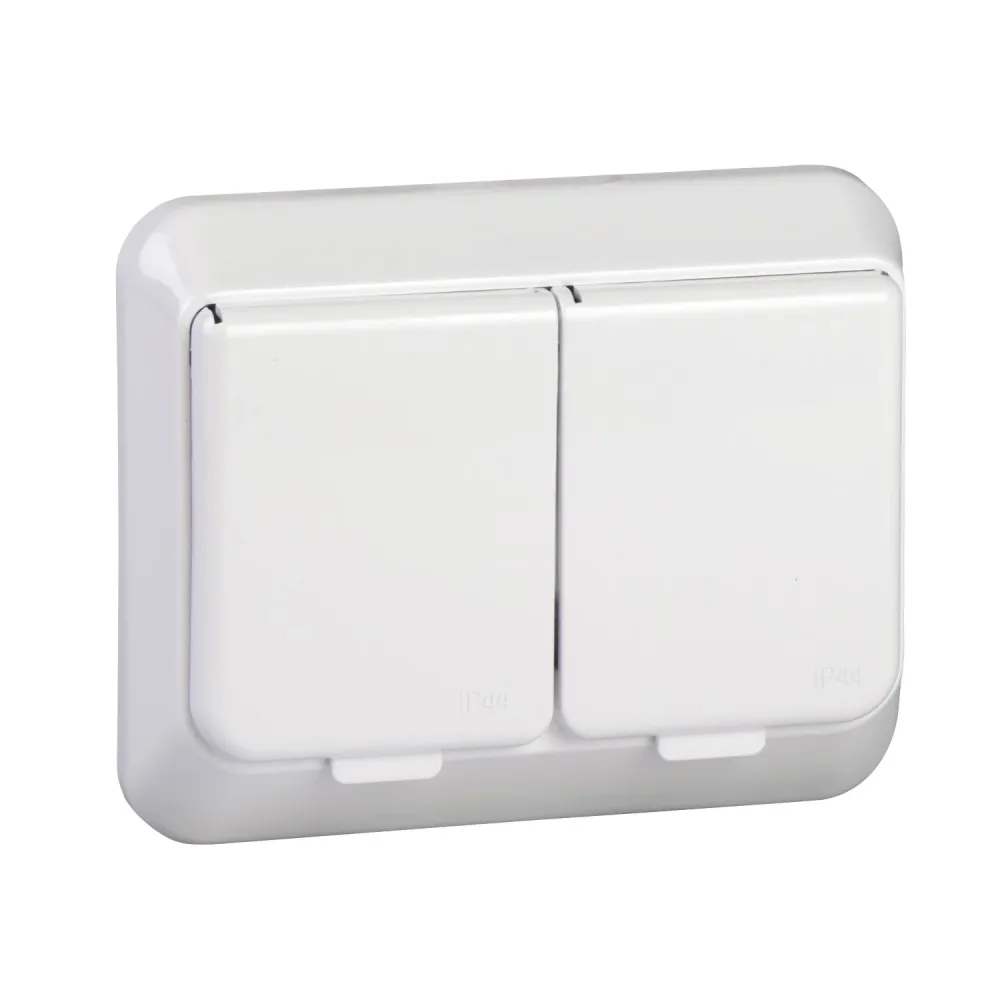 Schneider Electric WDE008249 Vägguttag 2-vägs