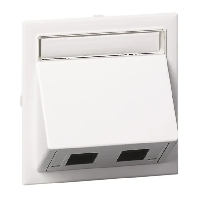 Schneider Electric Actassi Cat6 STP Anslutningssats 84 x 84 mm 2 kopplingar