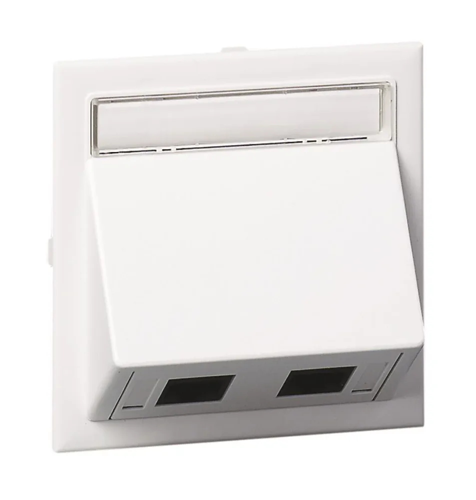 Schneider Electric Actassi Cat6 STP Anslutningssats 84 x 84 mm 2 kopplingar