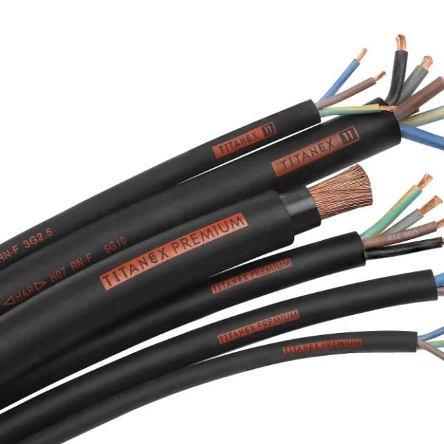 Nexans TITANEX Gummikabel 5G6 mm² ledararea 500 m, trumma