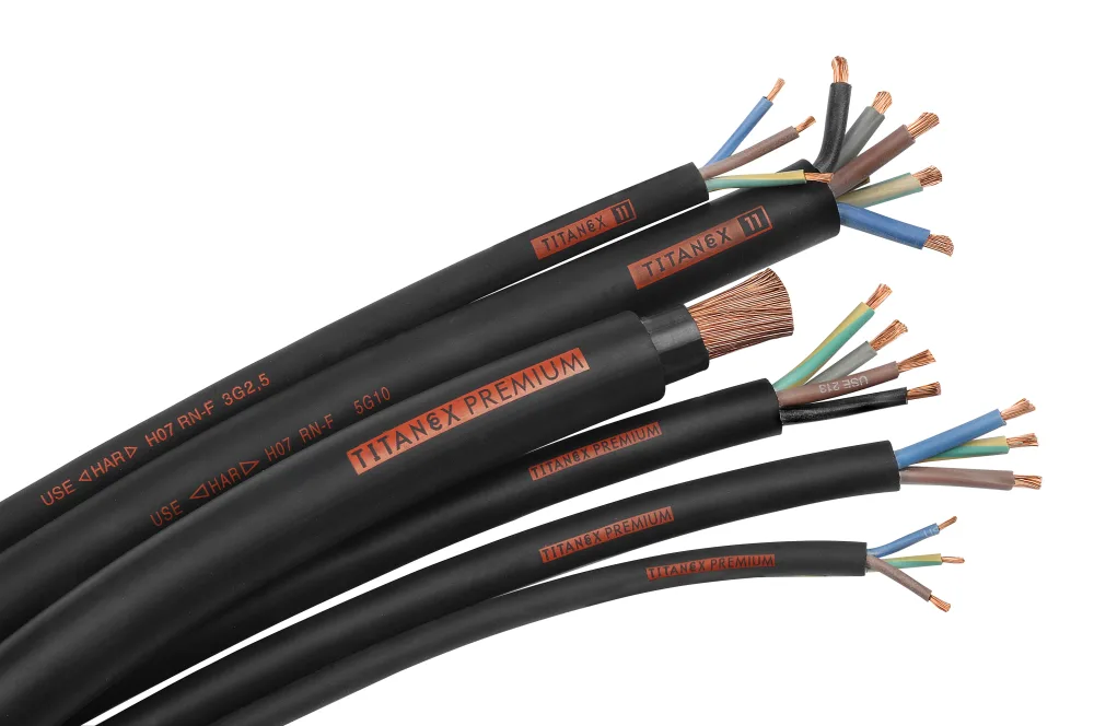 Nexans TITANEX Gummikabel 4G6 mm² ledararea 500 m, trumma - Bild 2