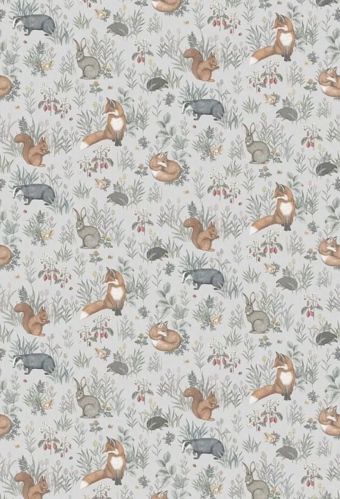Boråstapeter - Forest Friends Mural - Newbie Wallpaper