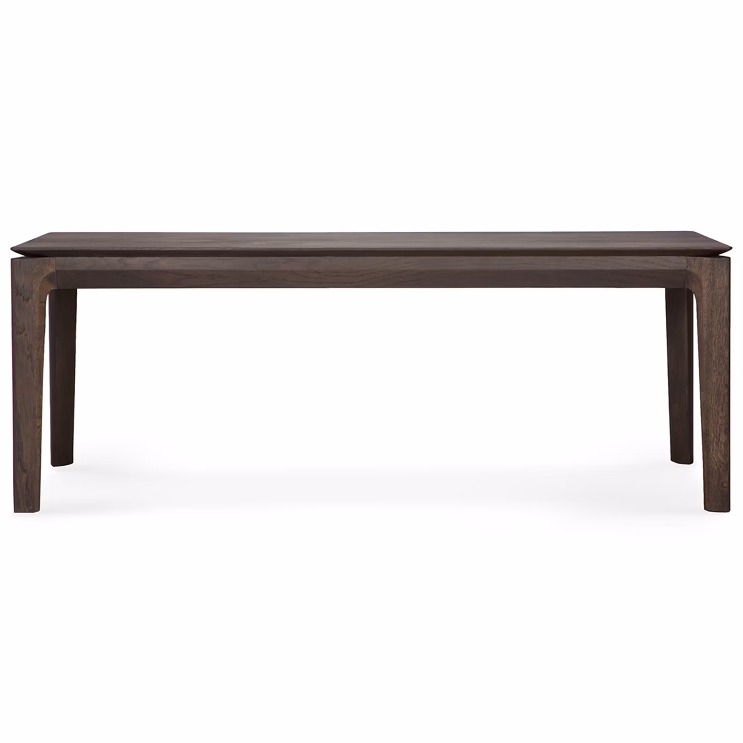 Bok Bänk Mörkbetsad Ek, 35x126 cm