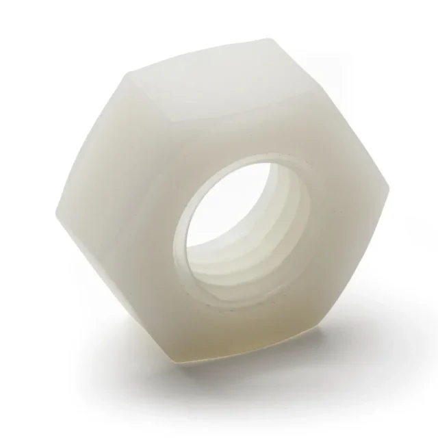 REYHER 005556000120000 Sexkantsmutter nylon, DIN 934 M12-gänga, 100-pack