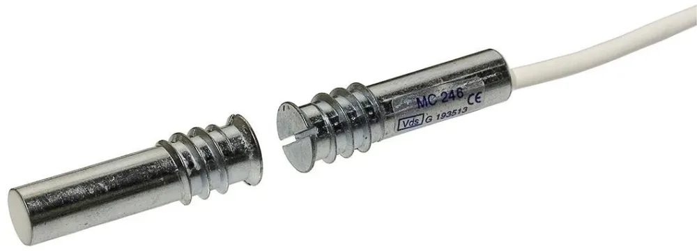 Alarmtech MC 246-10LSZH Magnetkontakt 1 växlingskontakt 10 m kabel - Bild 2