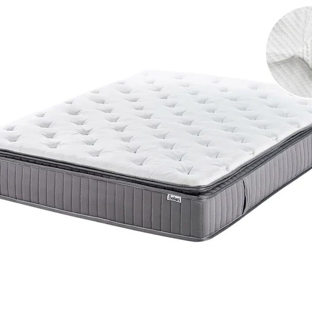 Gelmemoryskummadrass med pocketfjädrar COOL HYBRID 7 PRO Medelfast (H2/3) 120 x 200 cm