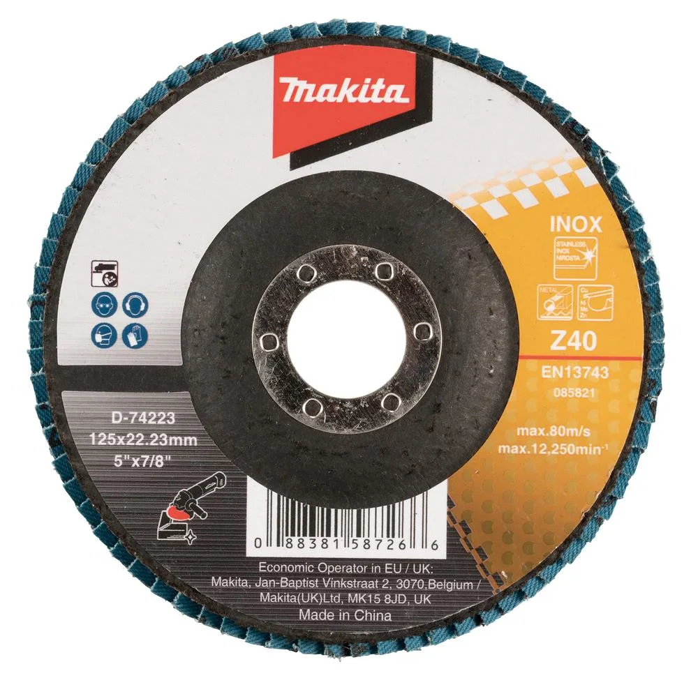 Makita D-74251 Lamellslipskiva 125x22,23 mm Z120