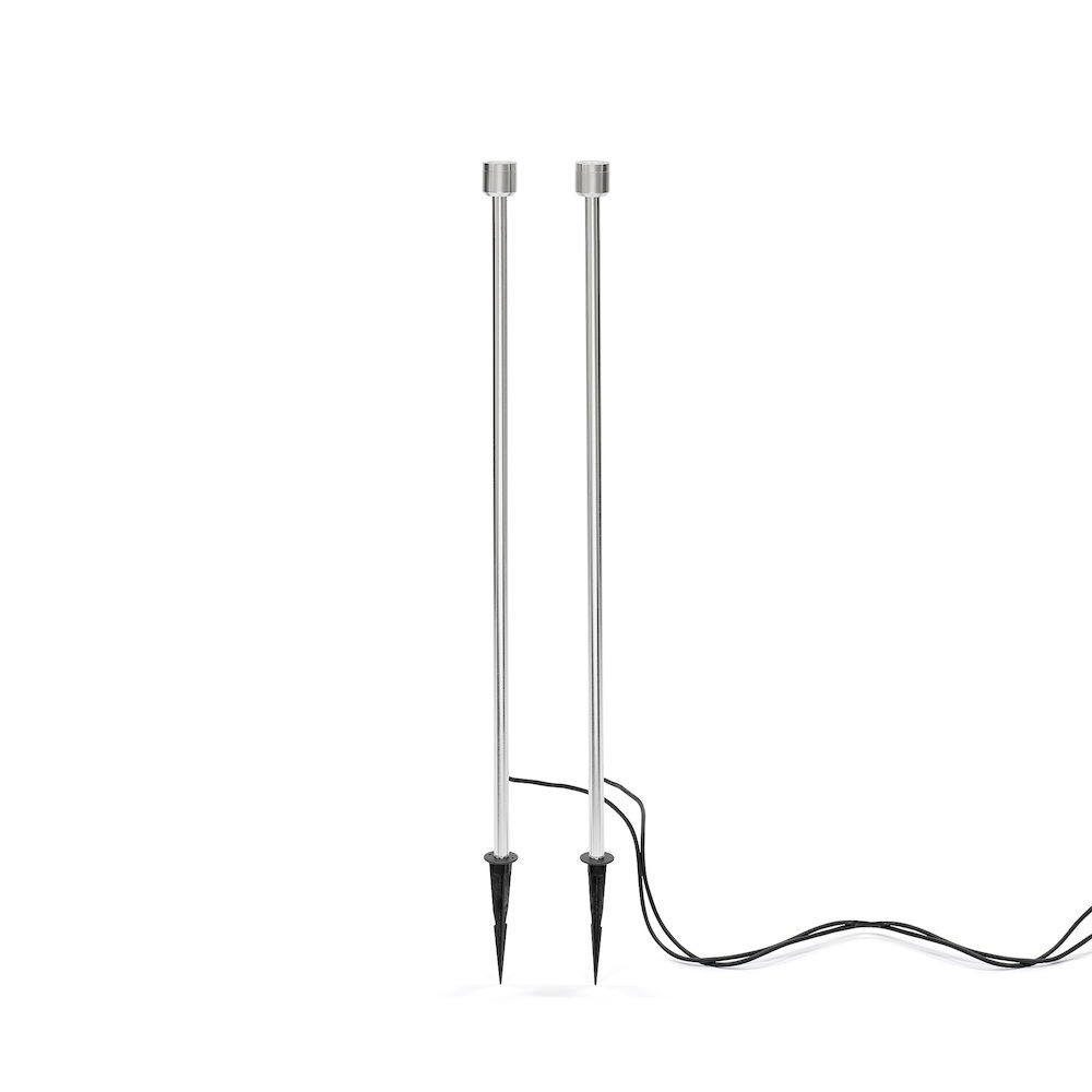 Monza Dekorationsbelysning 107,5cm 2x3W 12V IP44 Grå 2st Konstsmide