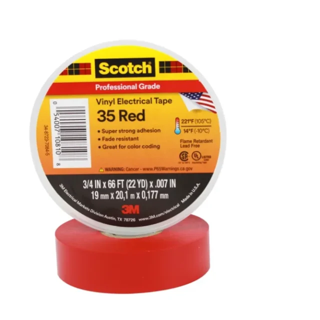 3M Scotch 35 Eltejp 19mm, 20m, orange