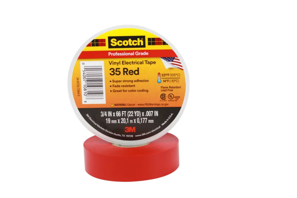 3M Scotch 35 Eltejp 19mm, 20m, orange