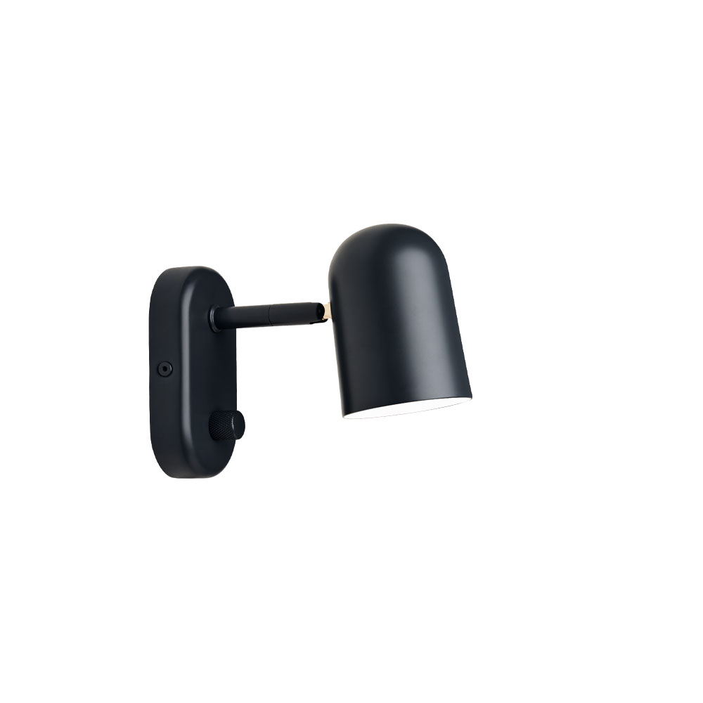 Buddy vägglampa, black