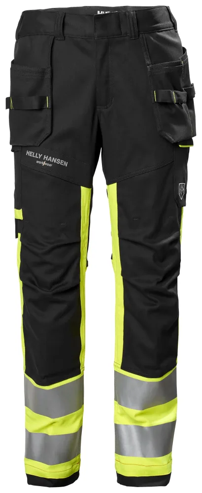 Helly Hansen Workwear Fyre Arbetsbyxa svart/Hi-Vis gul Storlek C56